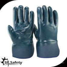 Heavy Duty, Safety Cuff, Nitril beschichtete Arbeitshandschuhe, Öl industrielle Nitril Handschuhe